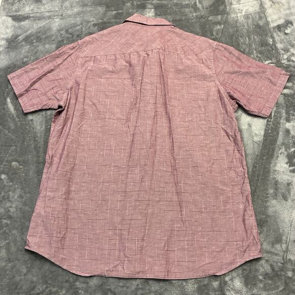 Travis Mathew Shirt Men's Sz.XL Red Short Sleeve Button Up Casual Golf Outdoor - Picture 5 of 9